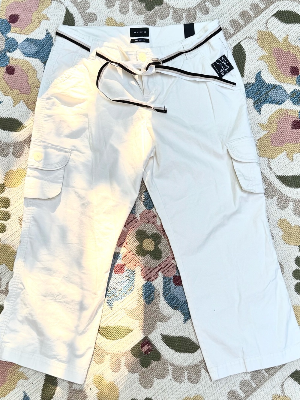 Deadstock The Limited White 'Sexy Drew Fit' Capri Pants